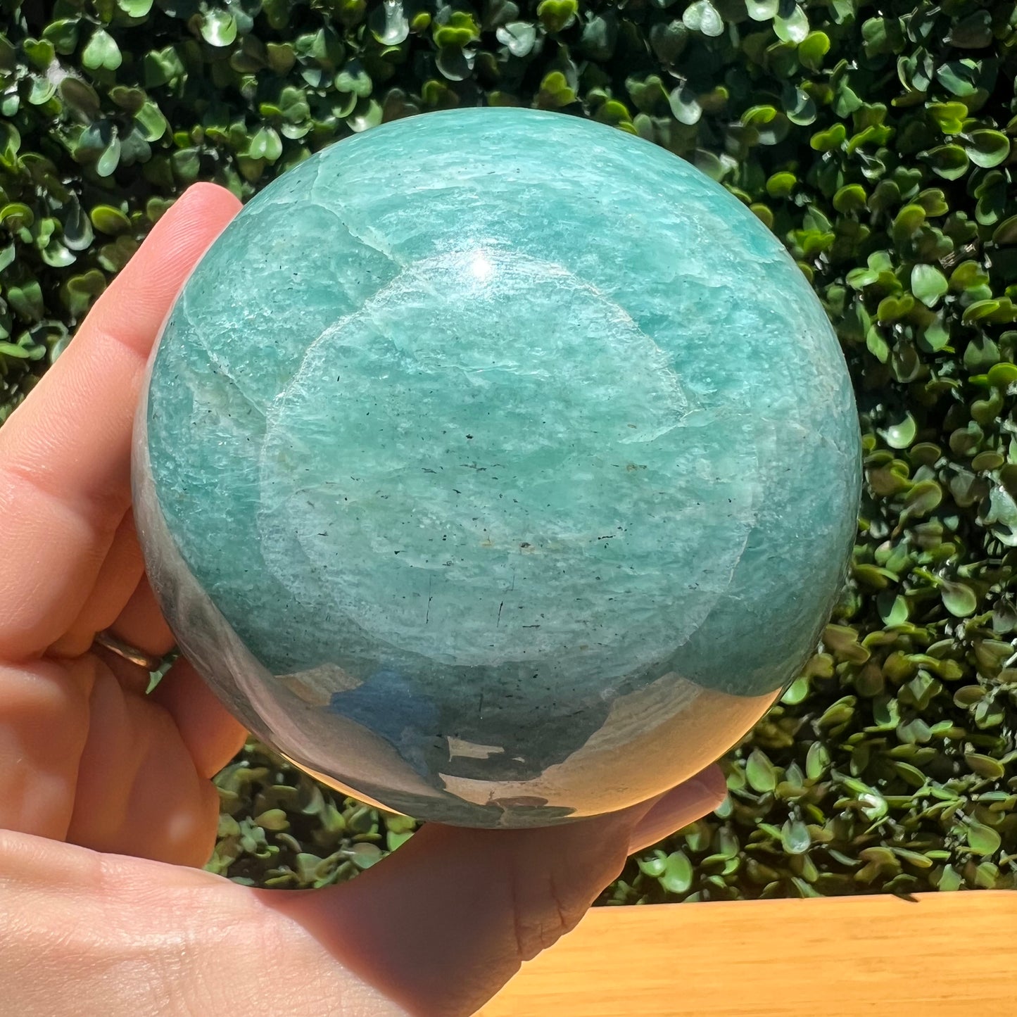 Amazonite Crystal Sphere