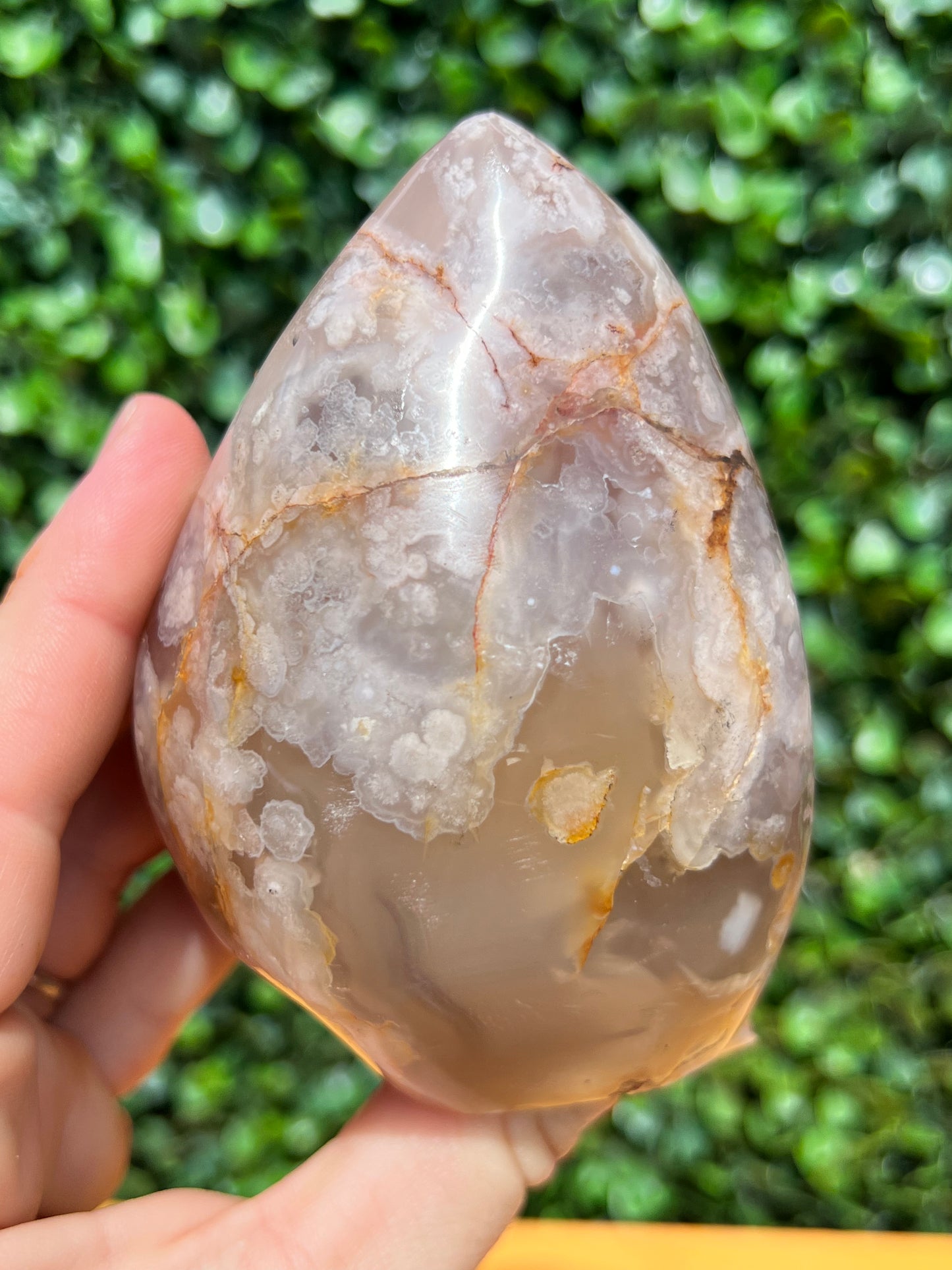 Flower Agate Free Form