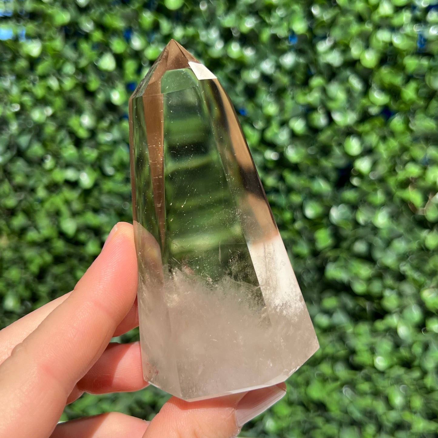 Light Smokey Quartz Tower