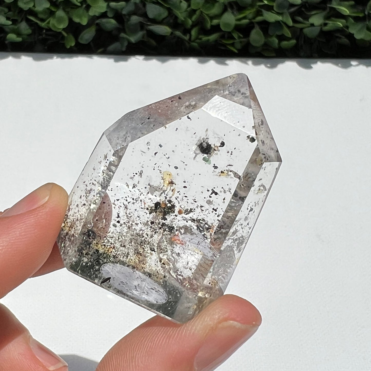 Included Clear Quartz Tower