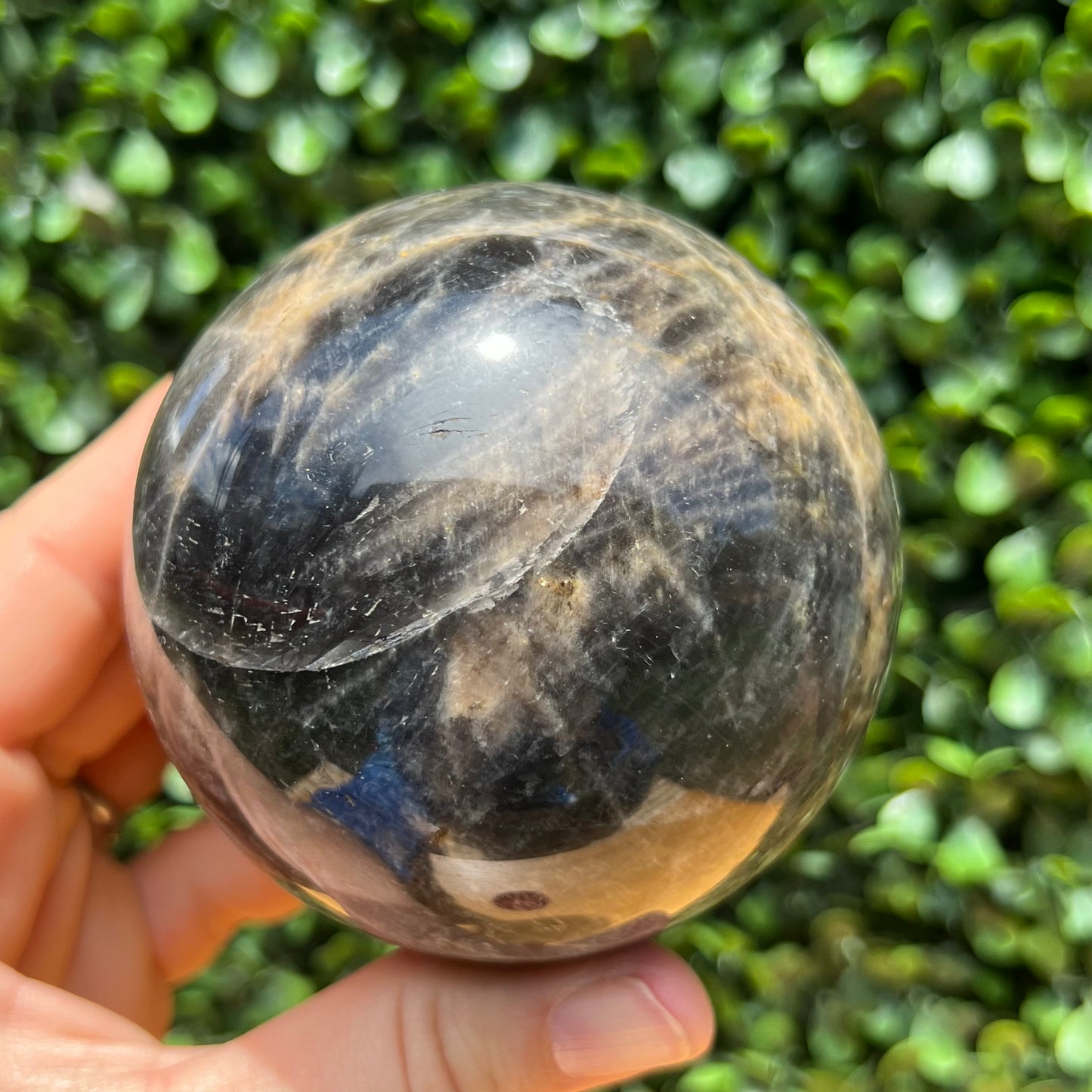 Black Moonstone Sphere