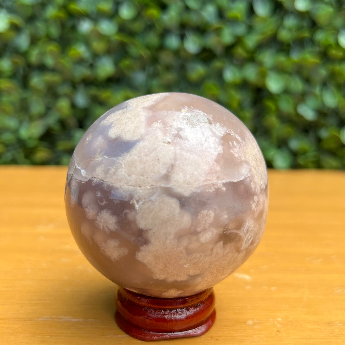 Flower Agate Sphere