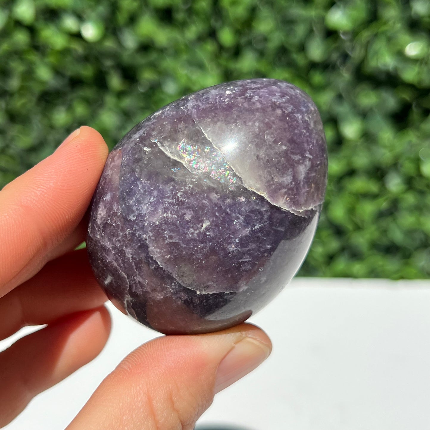 Lepidolite Egg