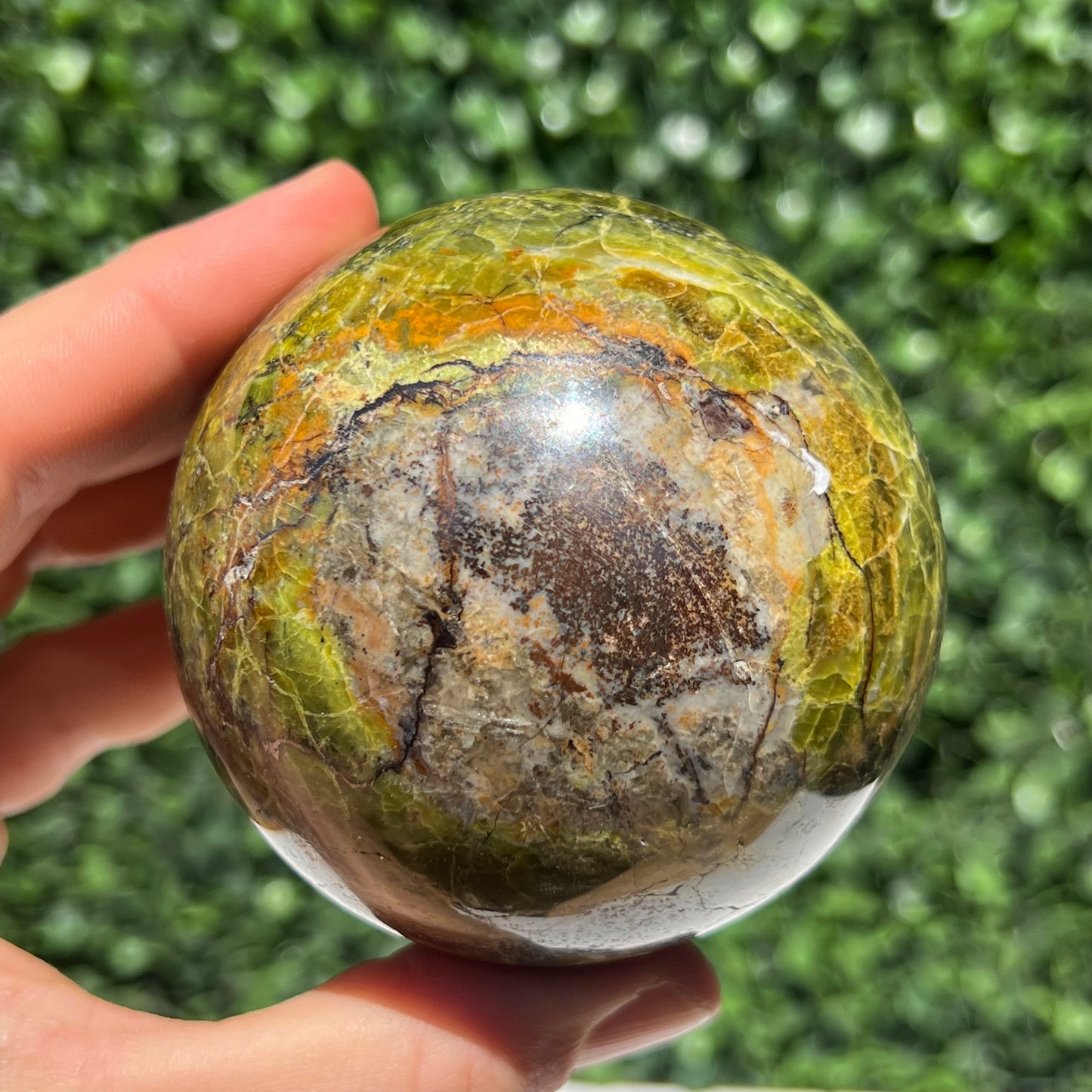 Kiwi Opal Sphere