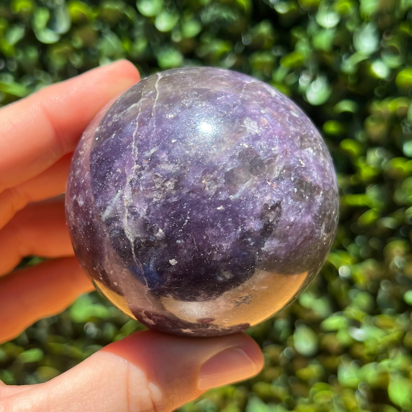 Lepidolite Sphere
