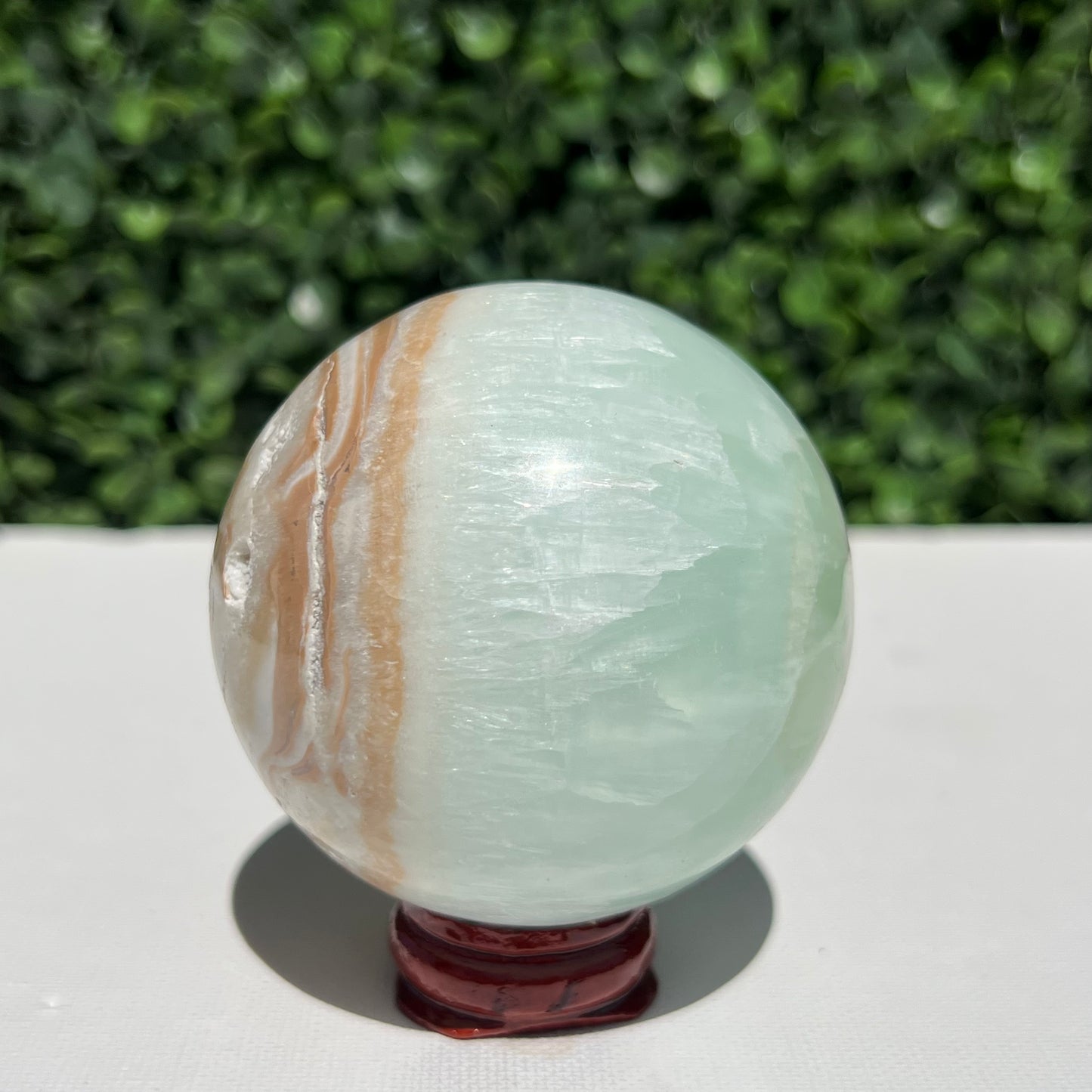 Pistachio Calcite Sphere
