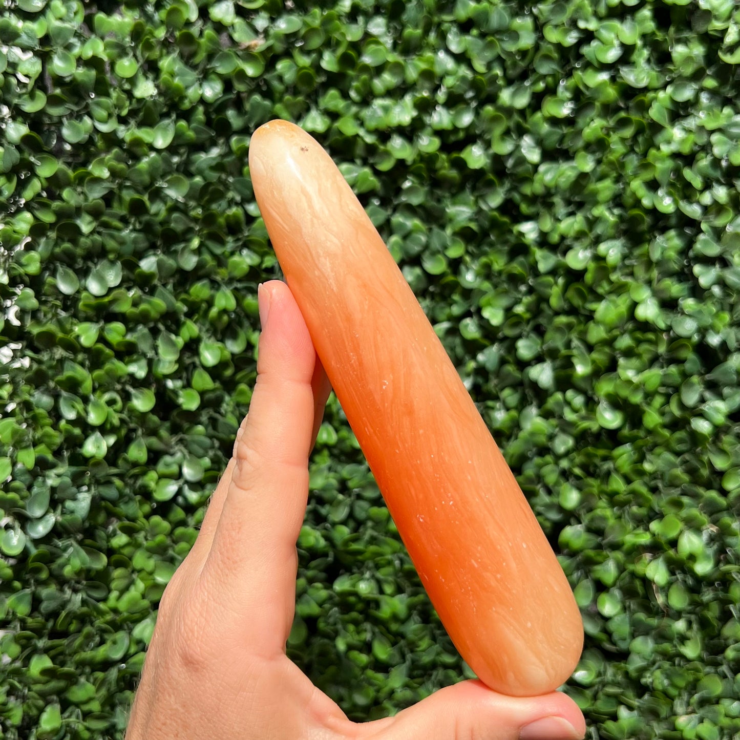 Tangerine Calcite Wand