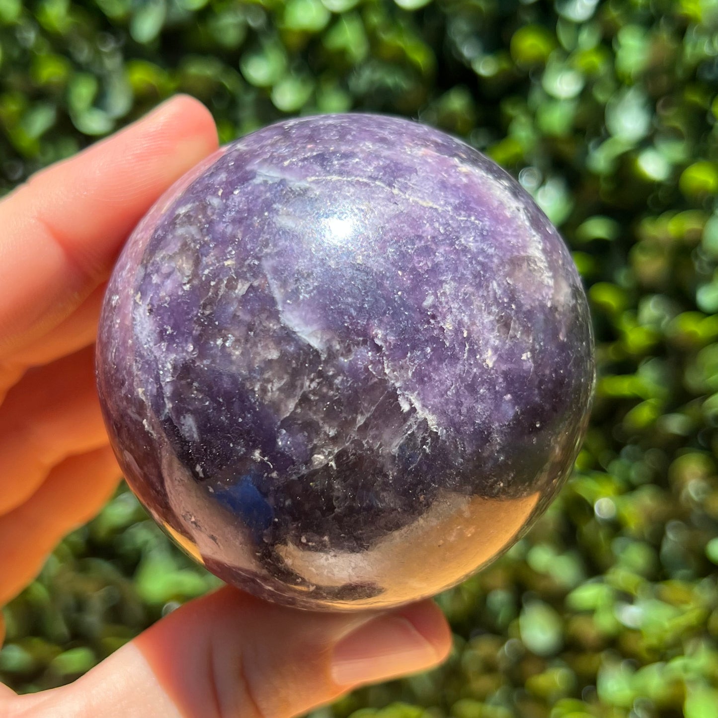 Lepidolite Sphere