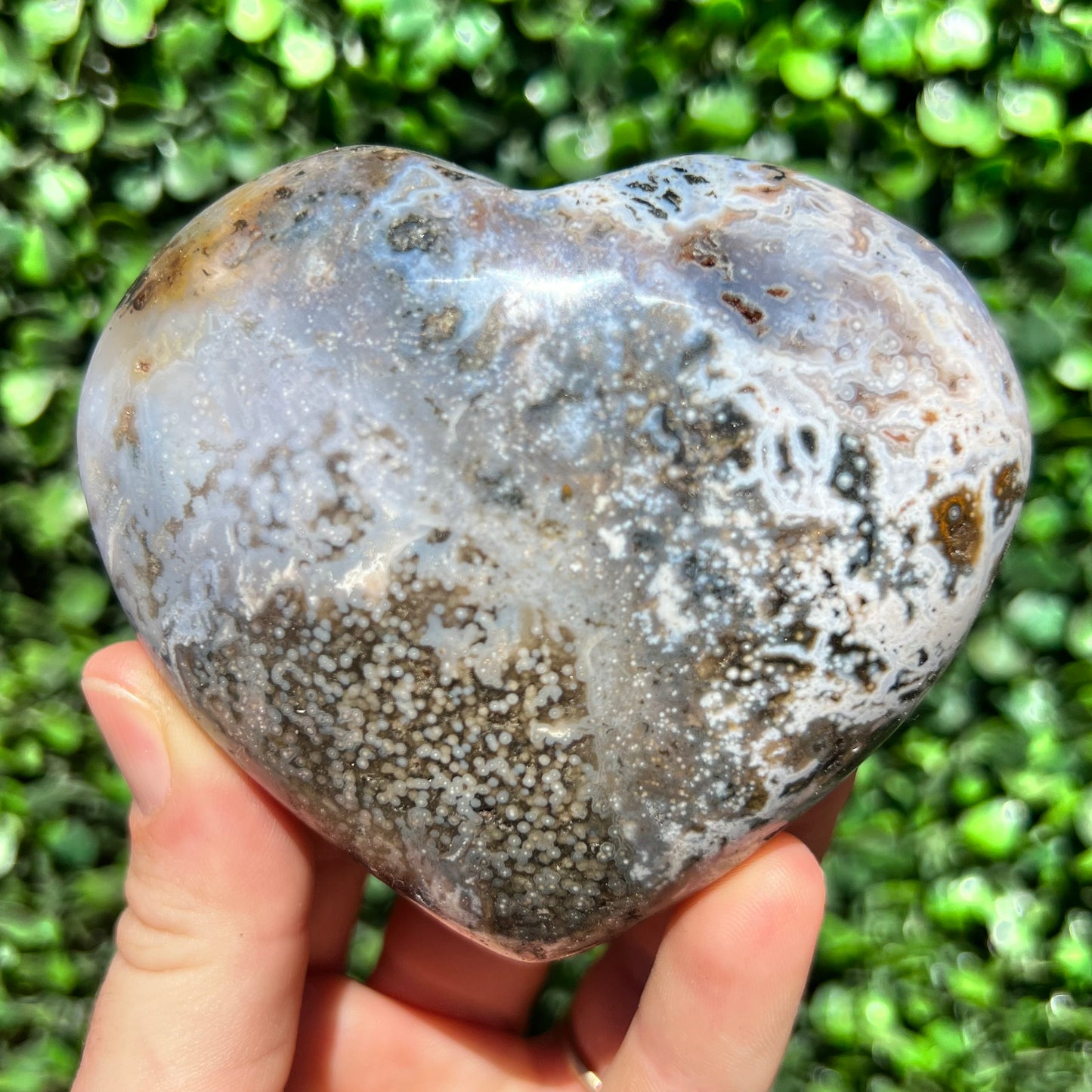 Ocean Jasper Heart
