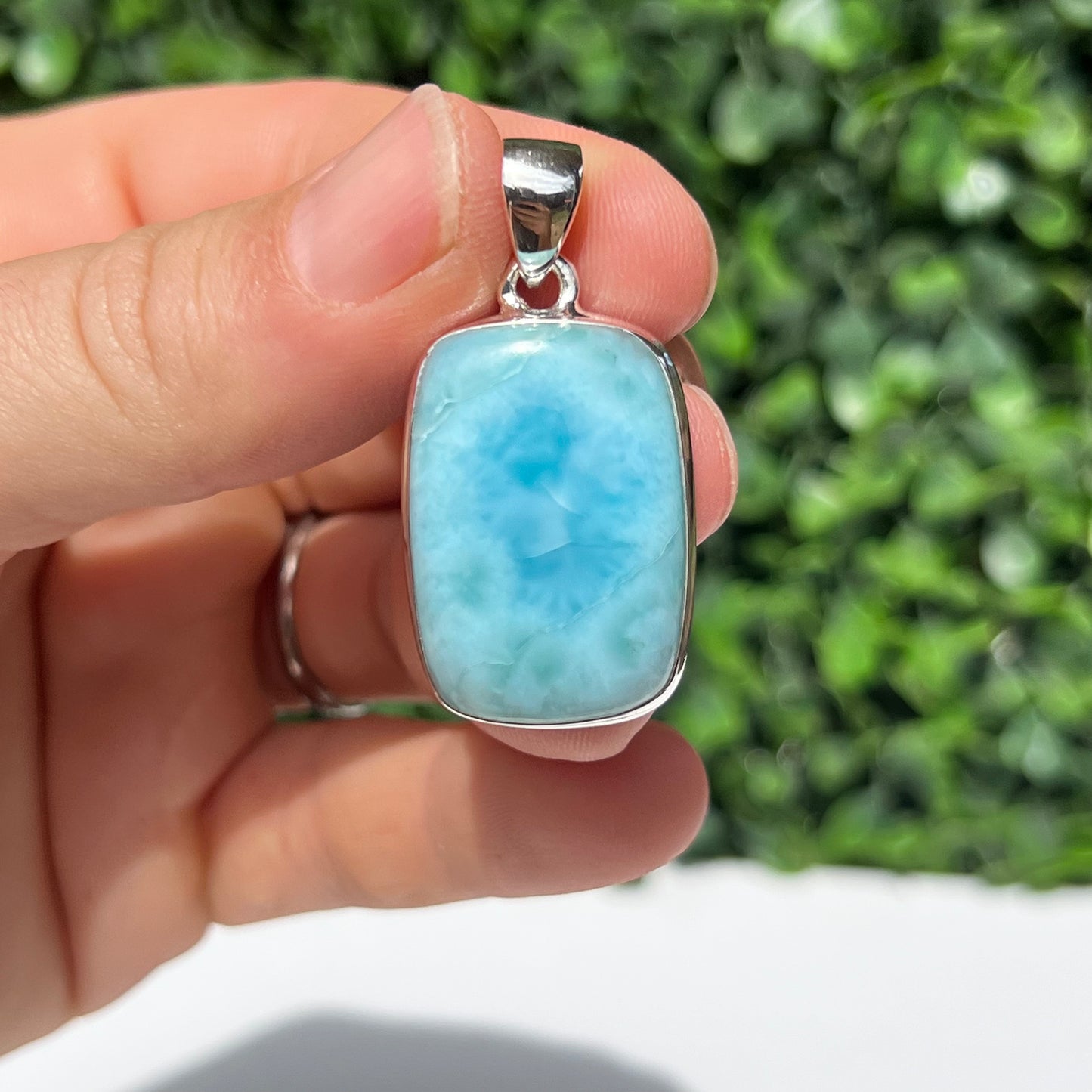 Larimar 925 Silver Pendant