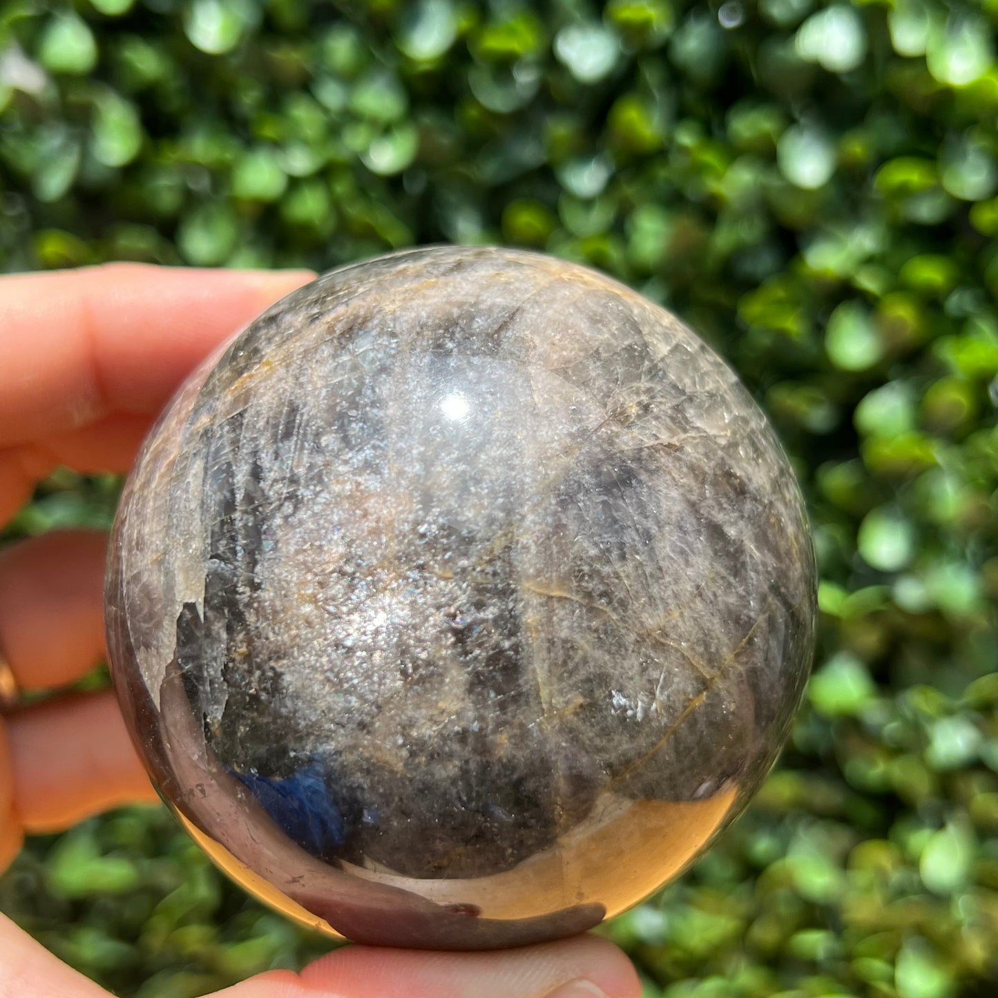 Black Moonstone Sphere
