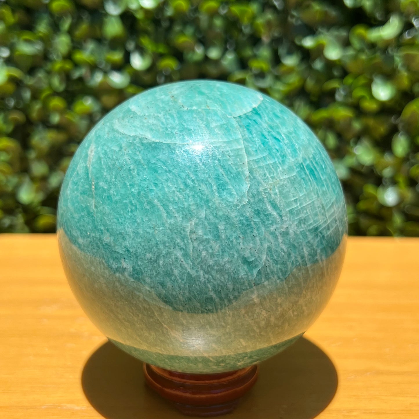 Amazonite Crystal Sphere