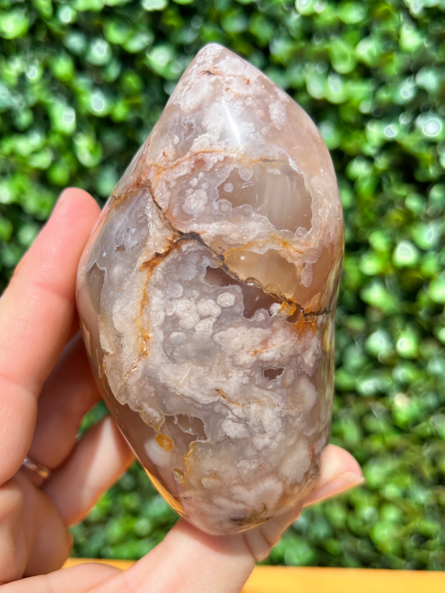 Flower Agate Free Form