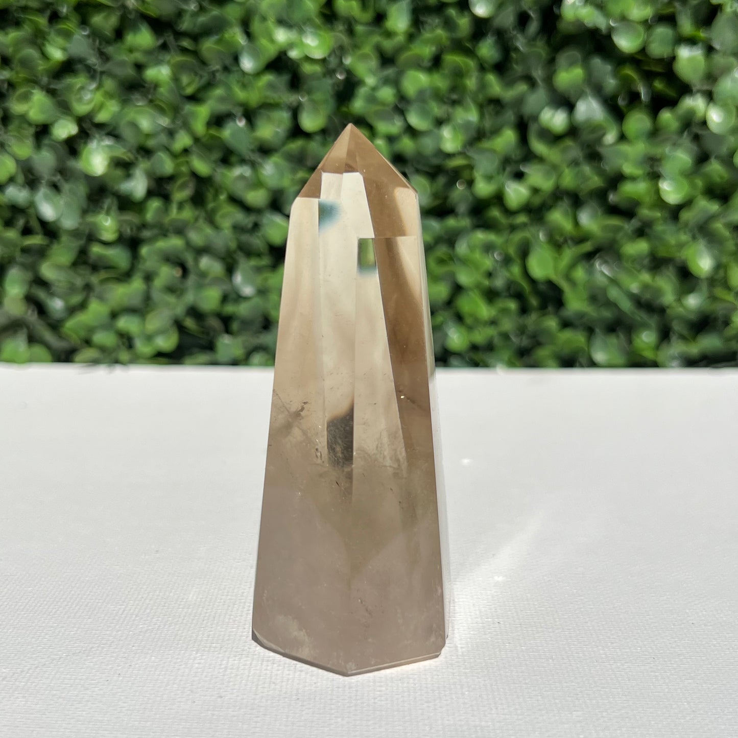 Light Smokey Quartz Tower