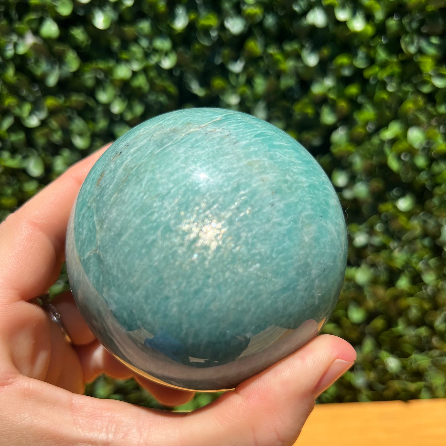 Amazonite Crystal Sphere