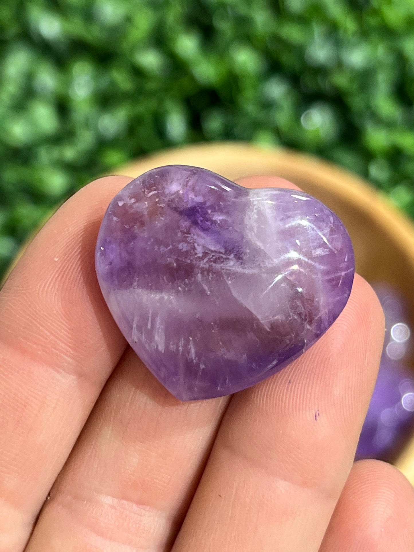 Amethyst Quartz Heart’s Small