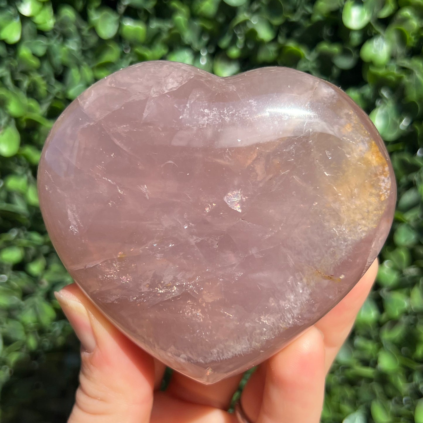 Rose Quartz Heart