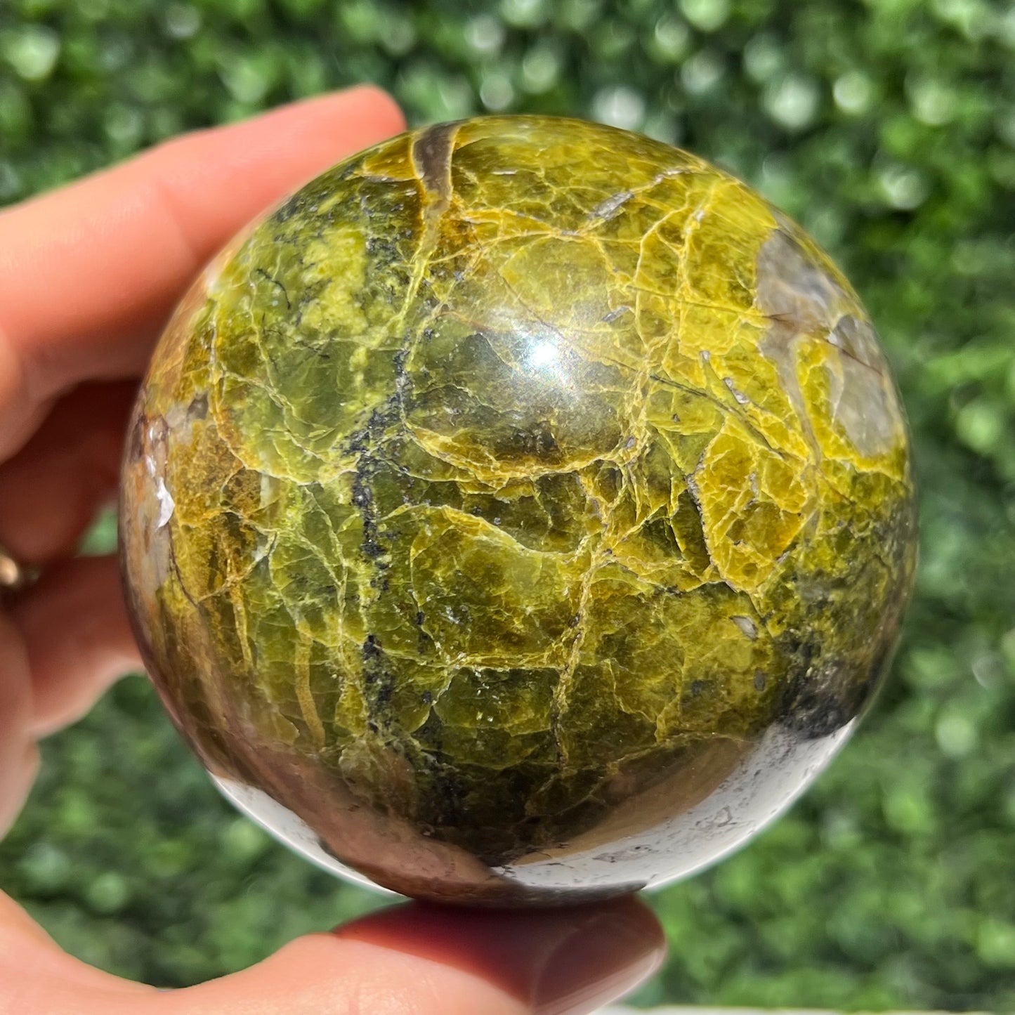 Kiwi Opal Sphere