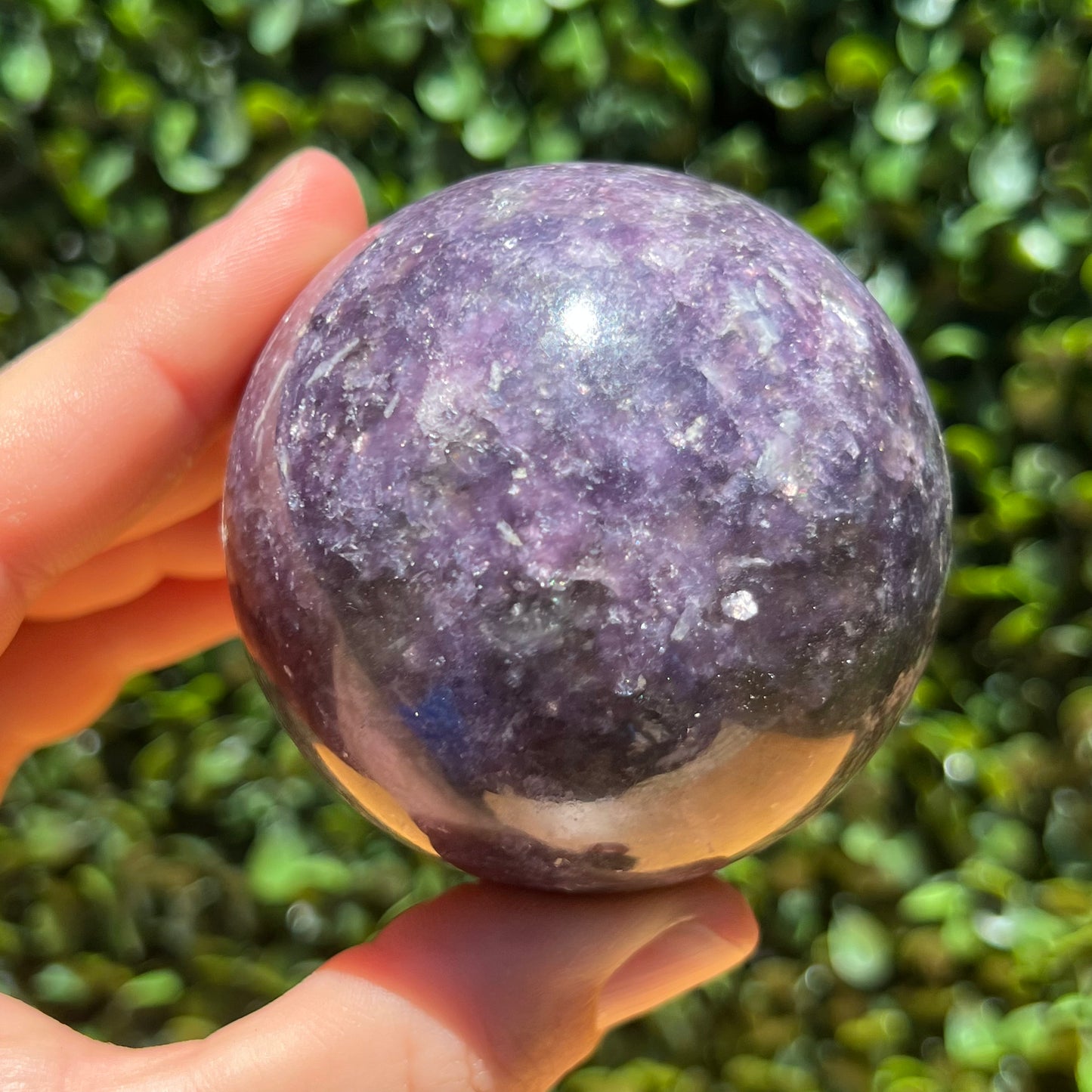 Lepidolite Sphere