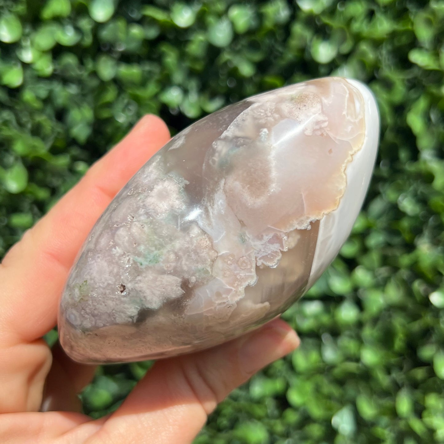 Flower Agate Heart