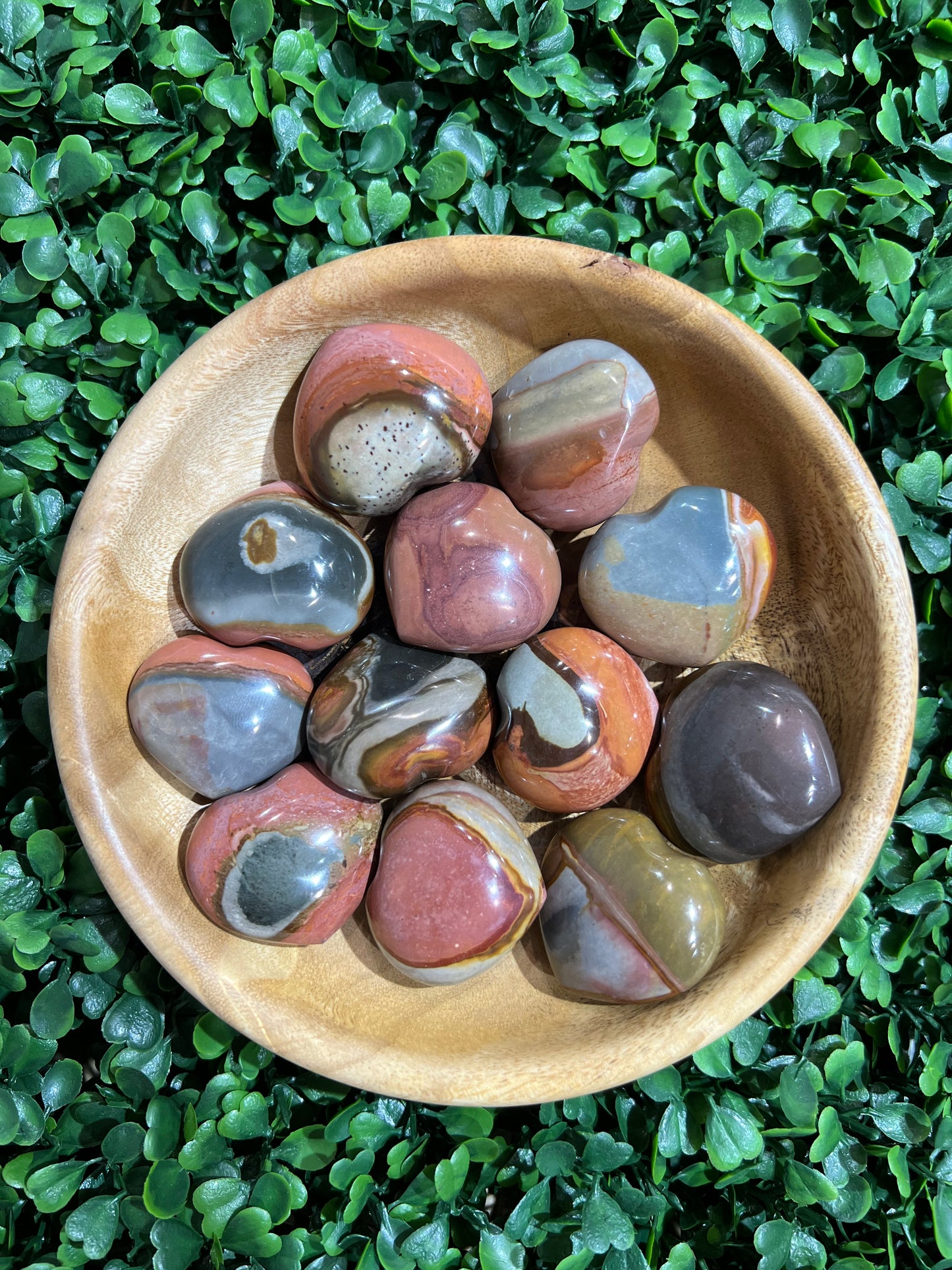 Polychrome Desert Japser Heart’s