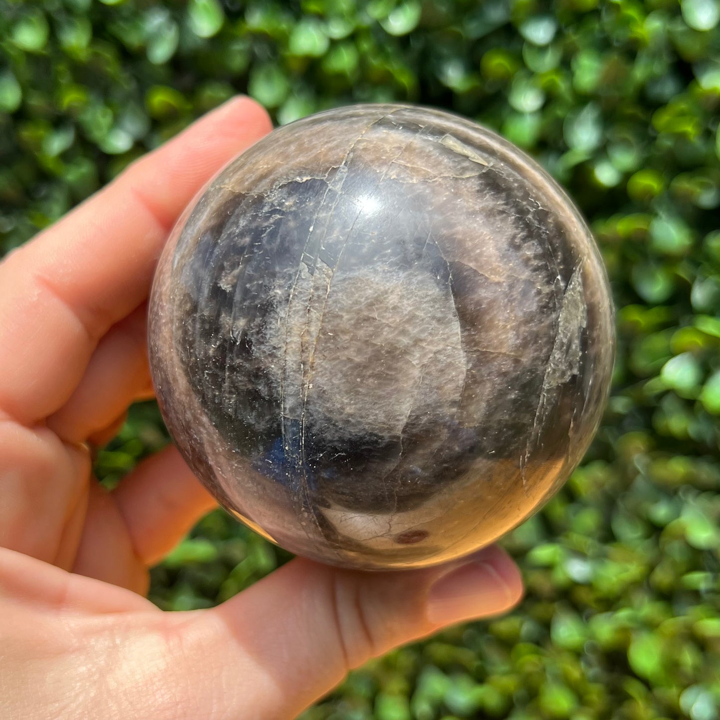 Black Moonstone Sphere