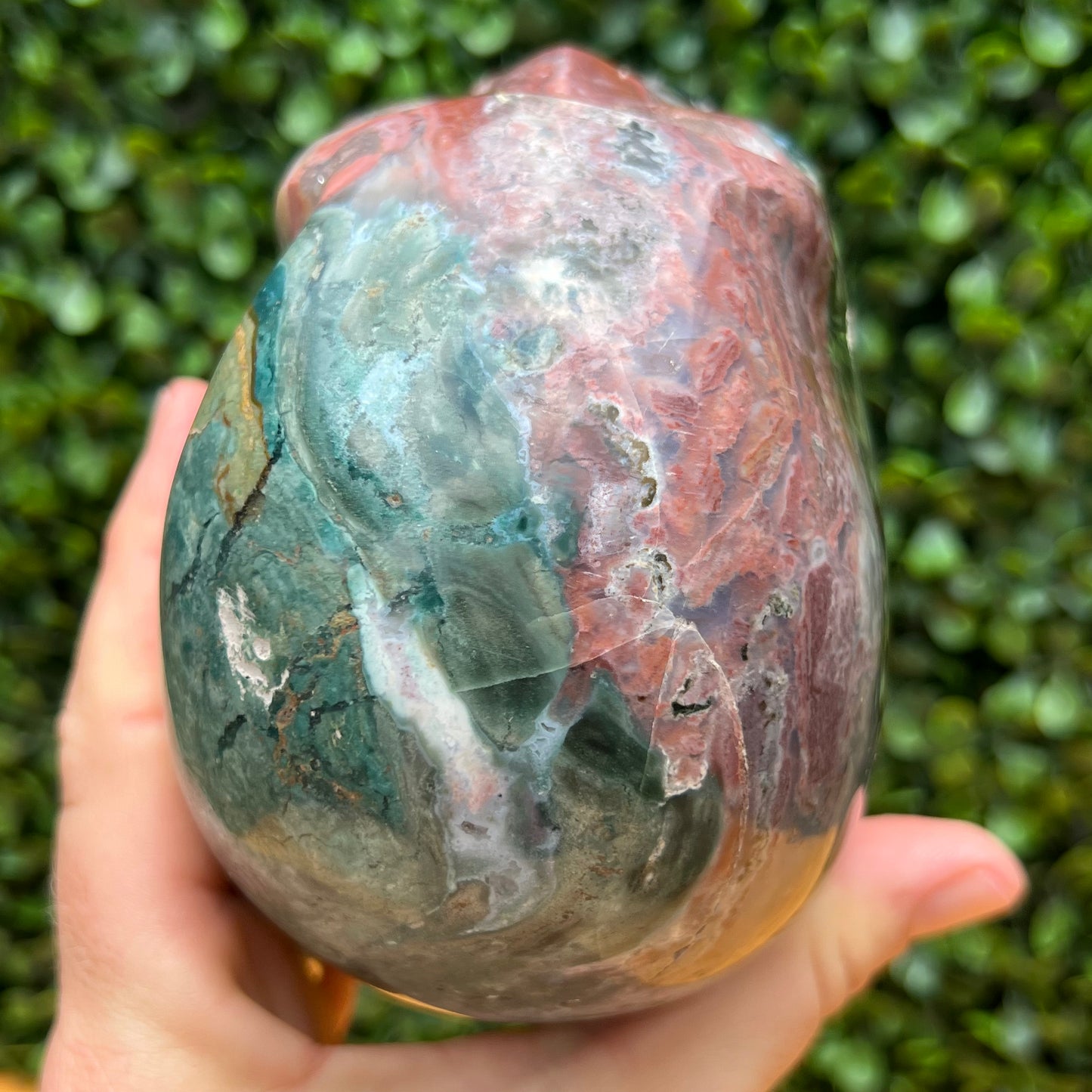 Ocean Jasper Skull