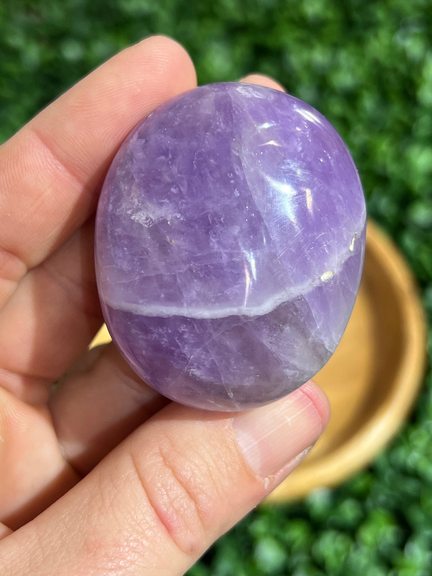 Amethyst Quartz Palm Stone’s