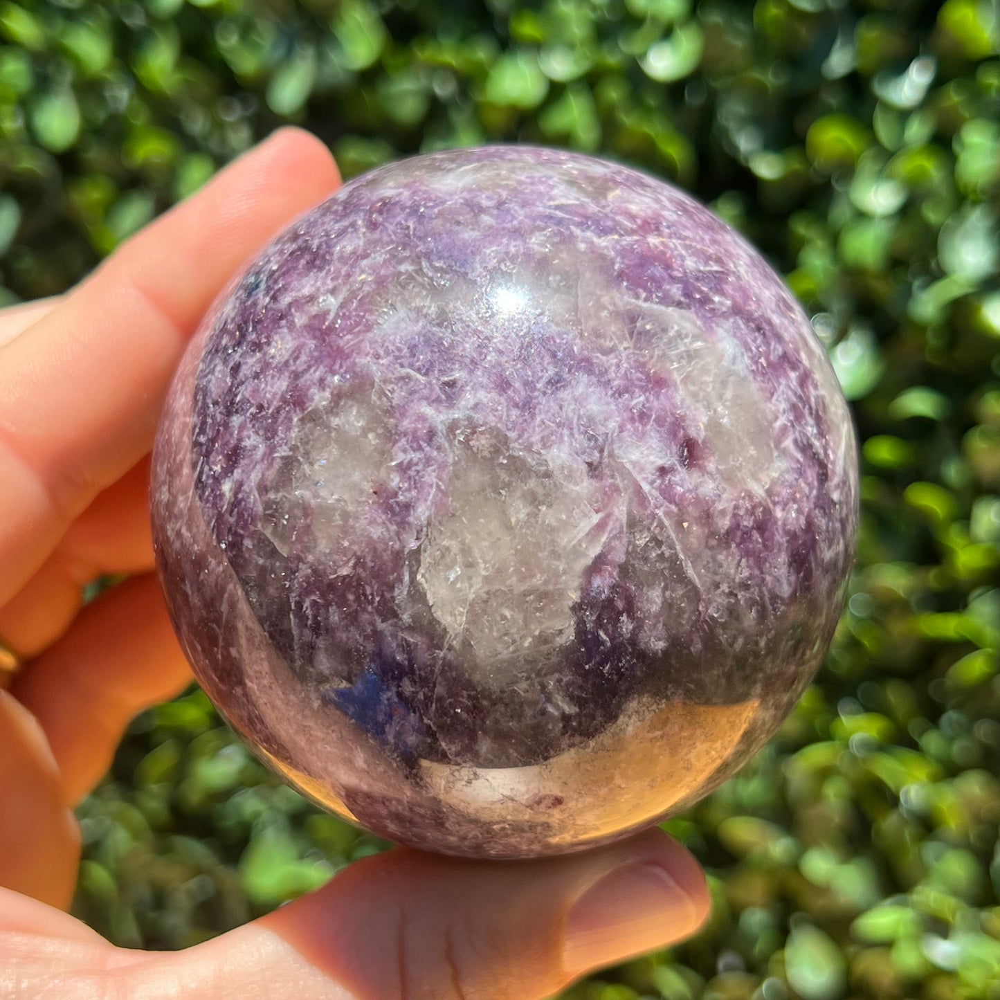 Lepidolite Unicorn Stone Sphere