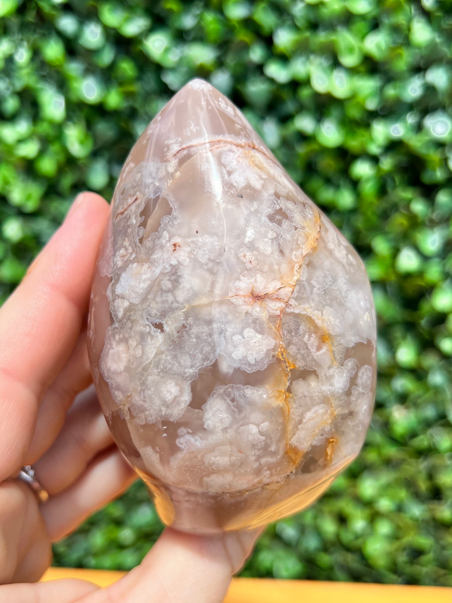 Flower Agate Free Form