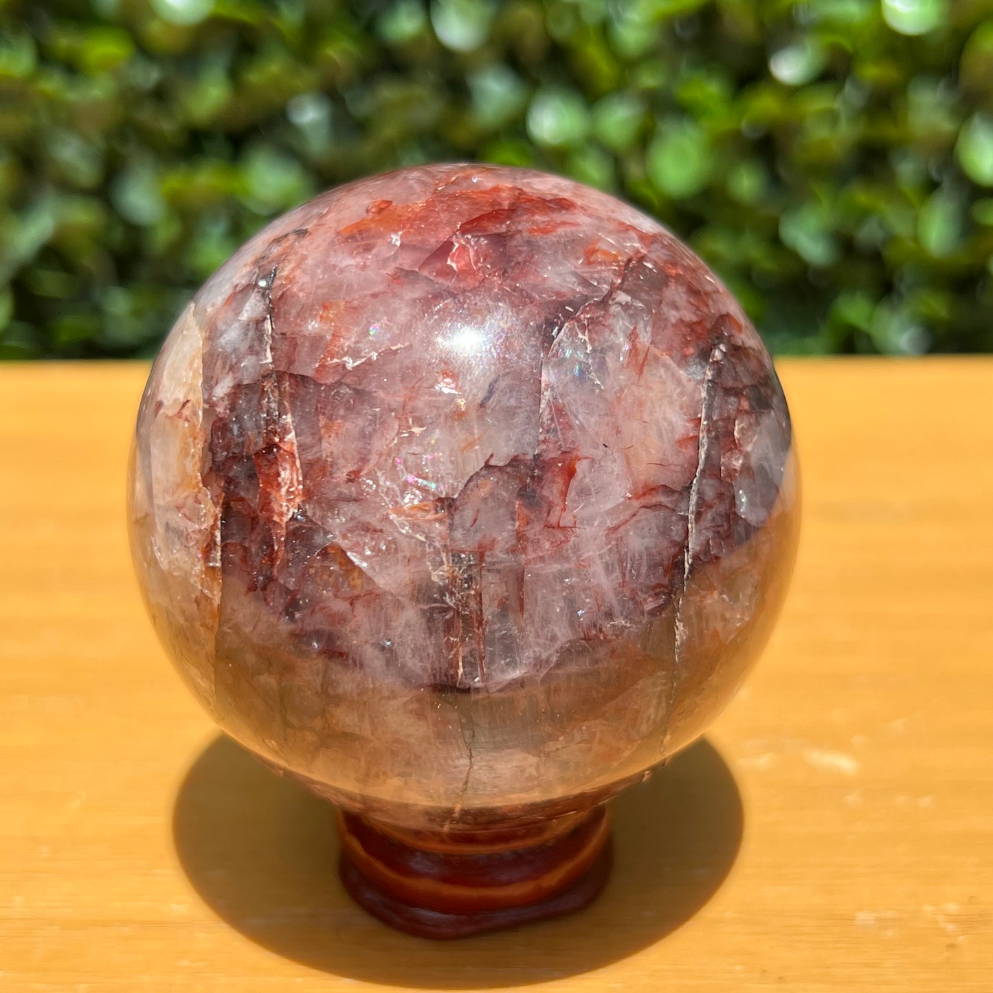 Fire Quartz Sphere