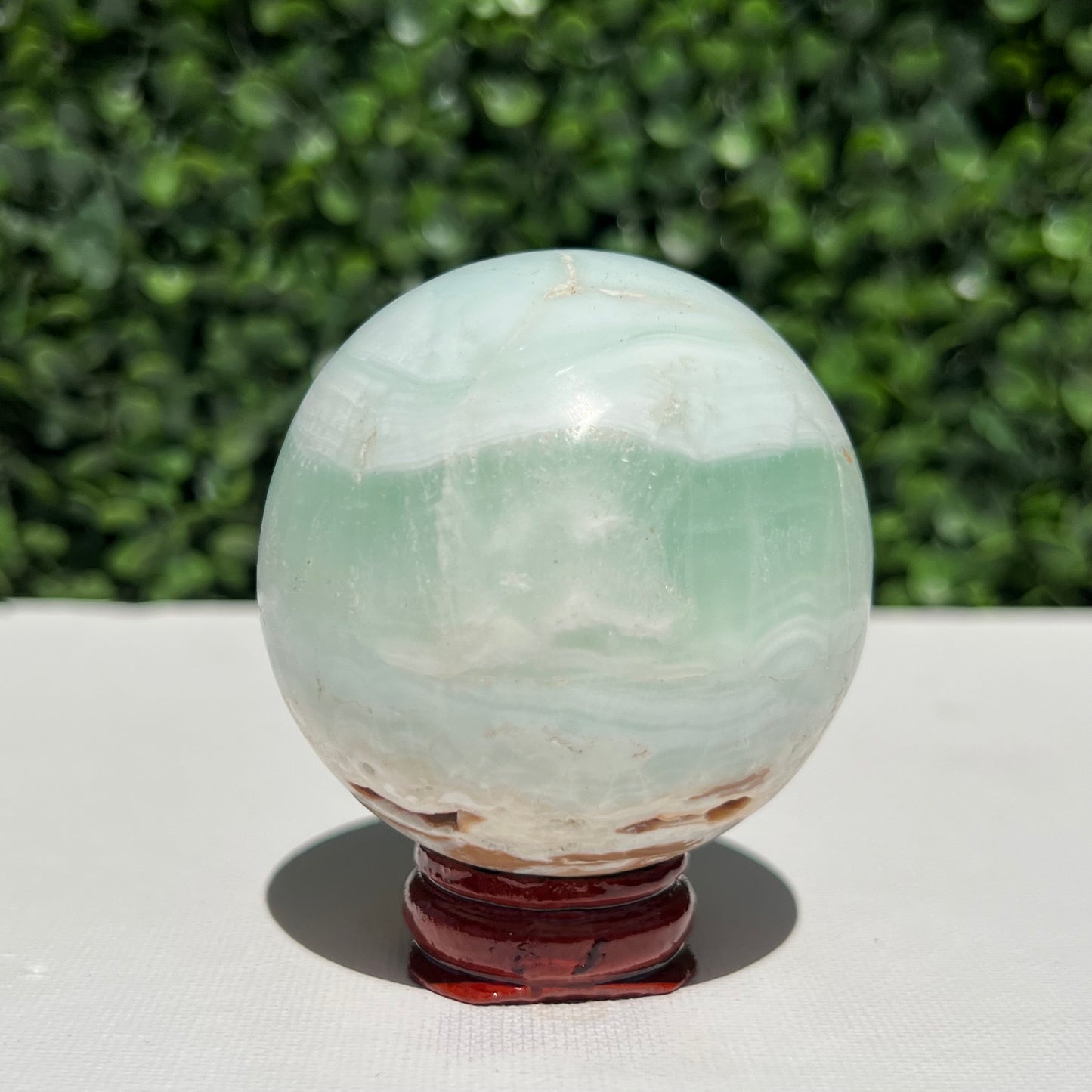 Pistachio Calcite Sphere