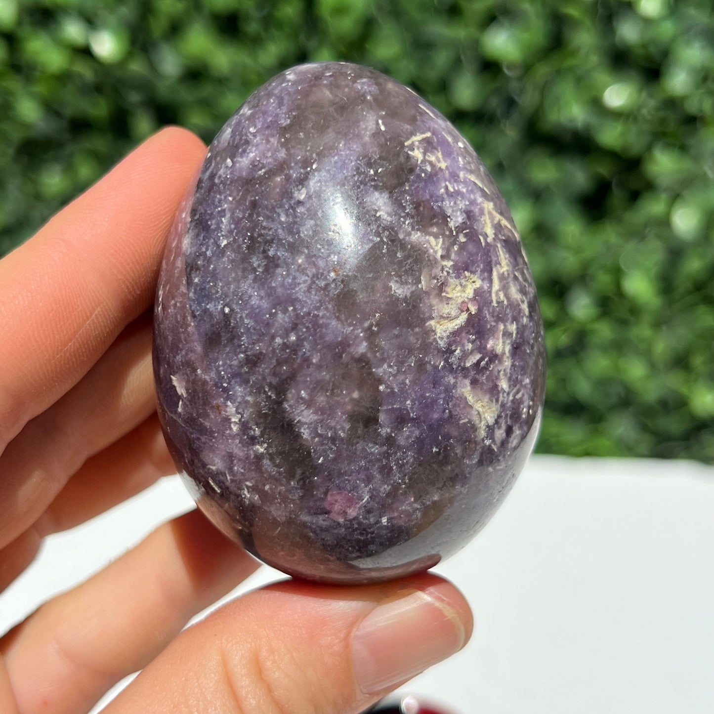 Lepidolite Egg