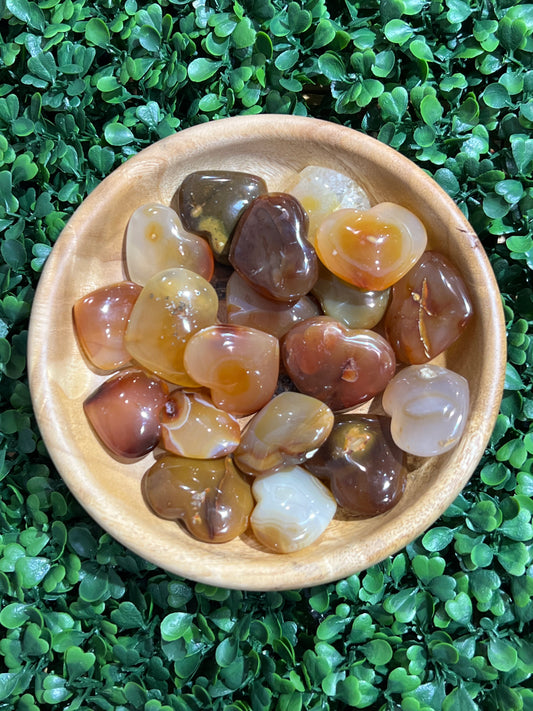 Carnelian Heart’s (Small)