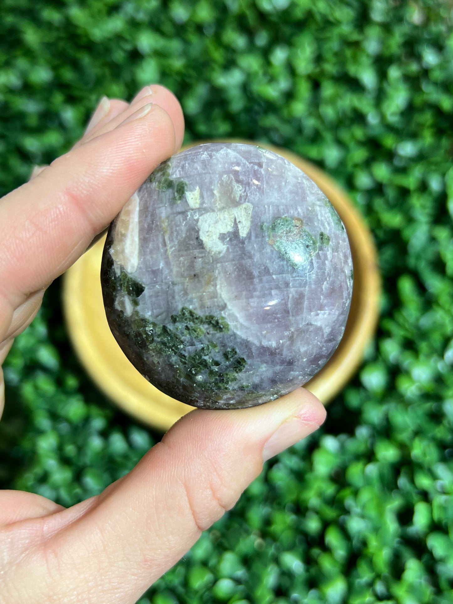 Rare Purple Anhydrite Palm Stone’s