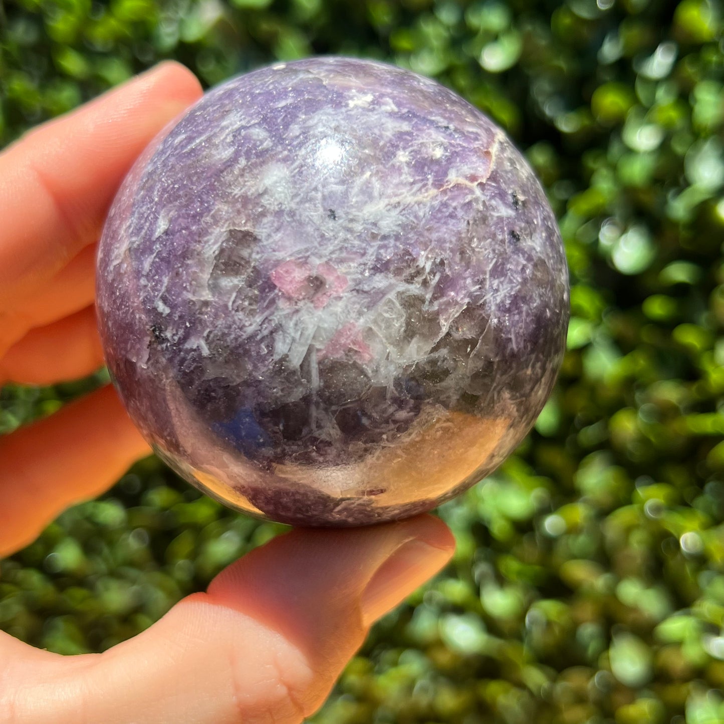Lepidolite Unicorn Stone Sphere