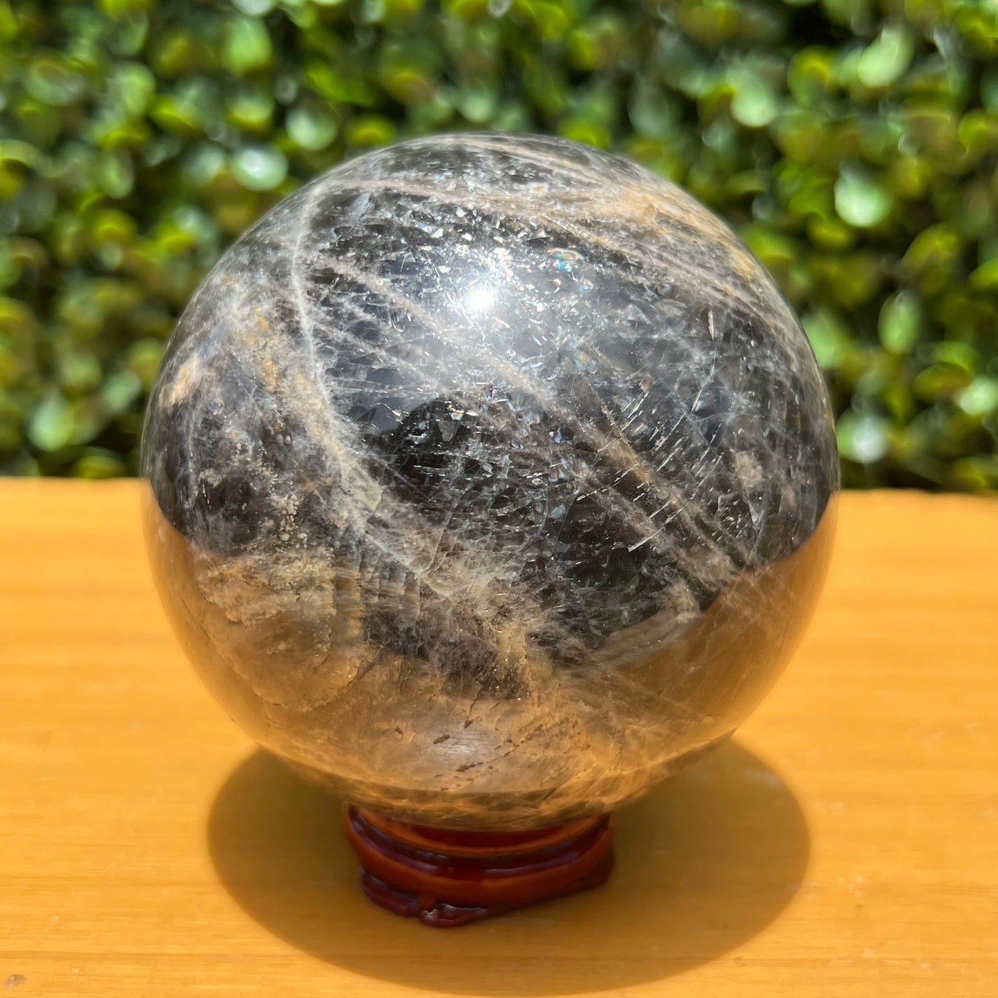 Black Moonstone Sphere
