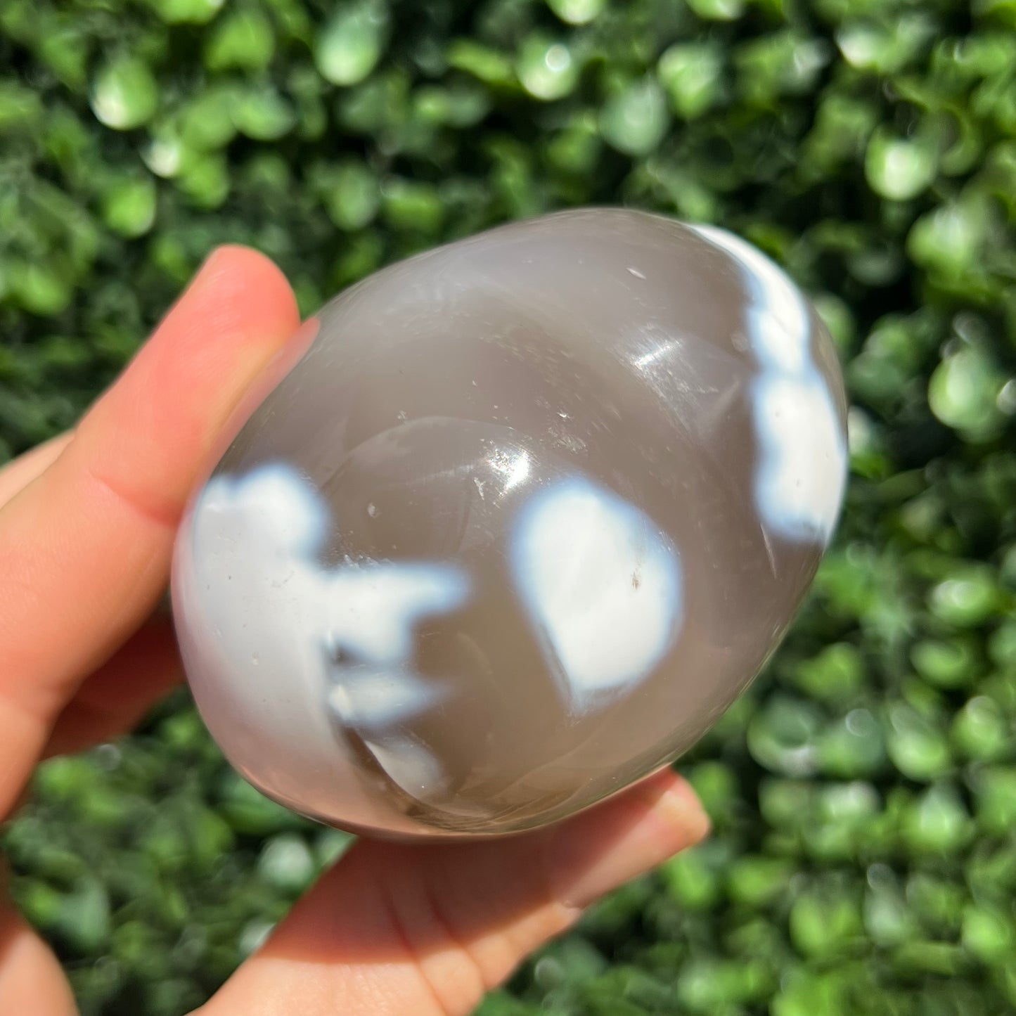 Orca Agate Heart