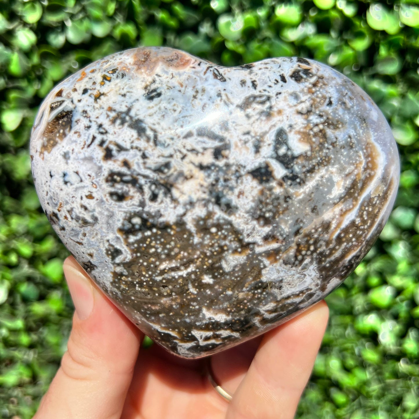 Ocean Jasper Heart