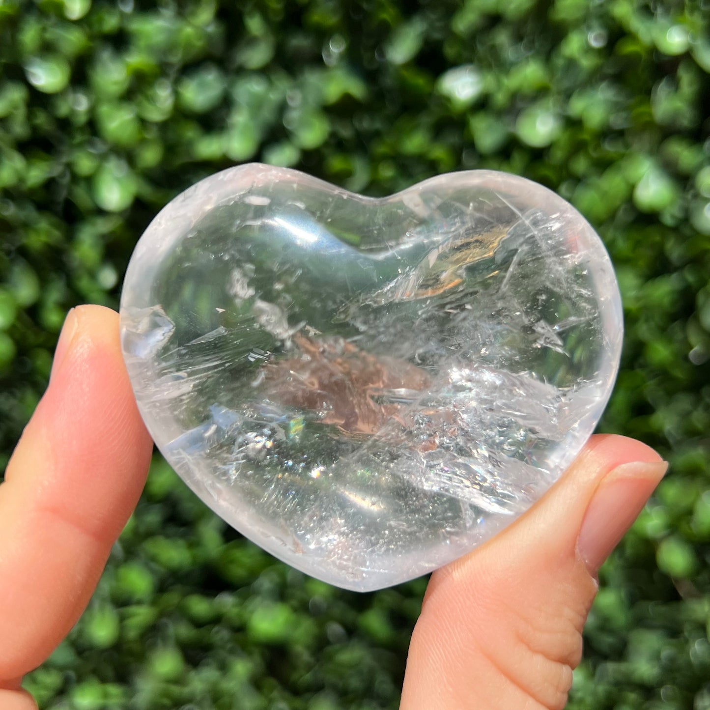 Clear Quartz Heart