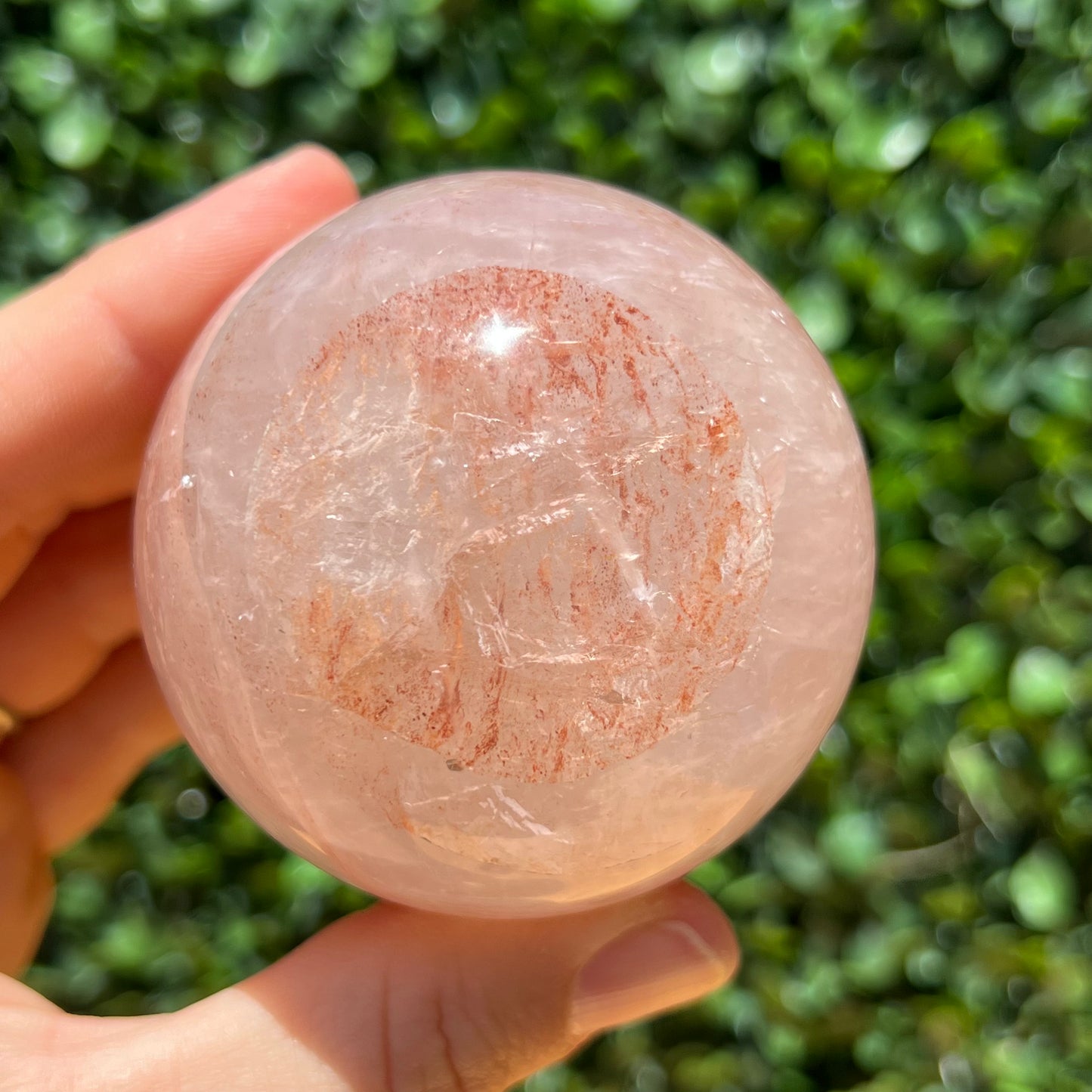 Fire Quartz Sphere