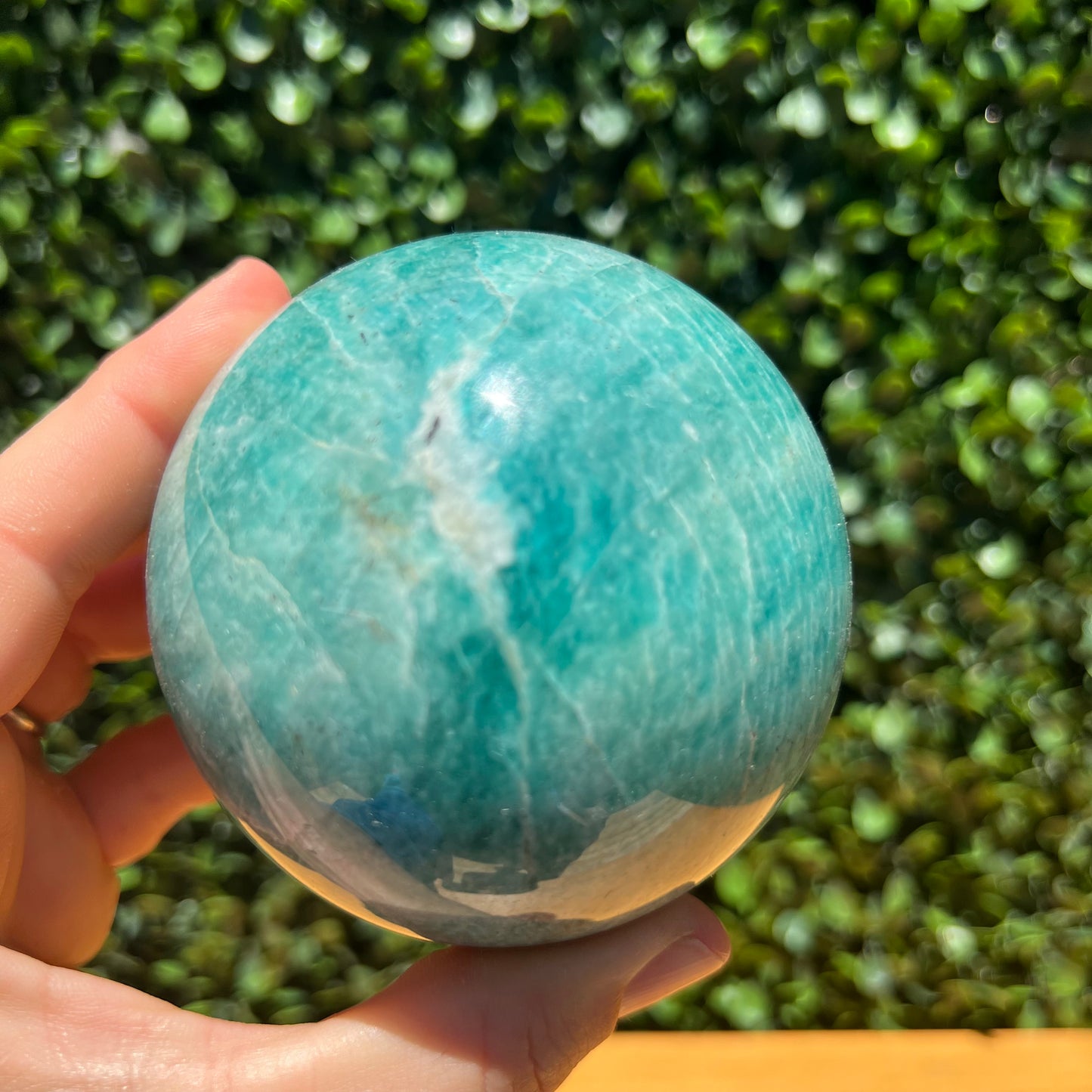 Amazonite Crystal Sphere