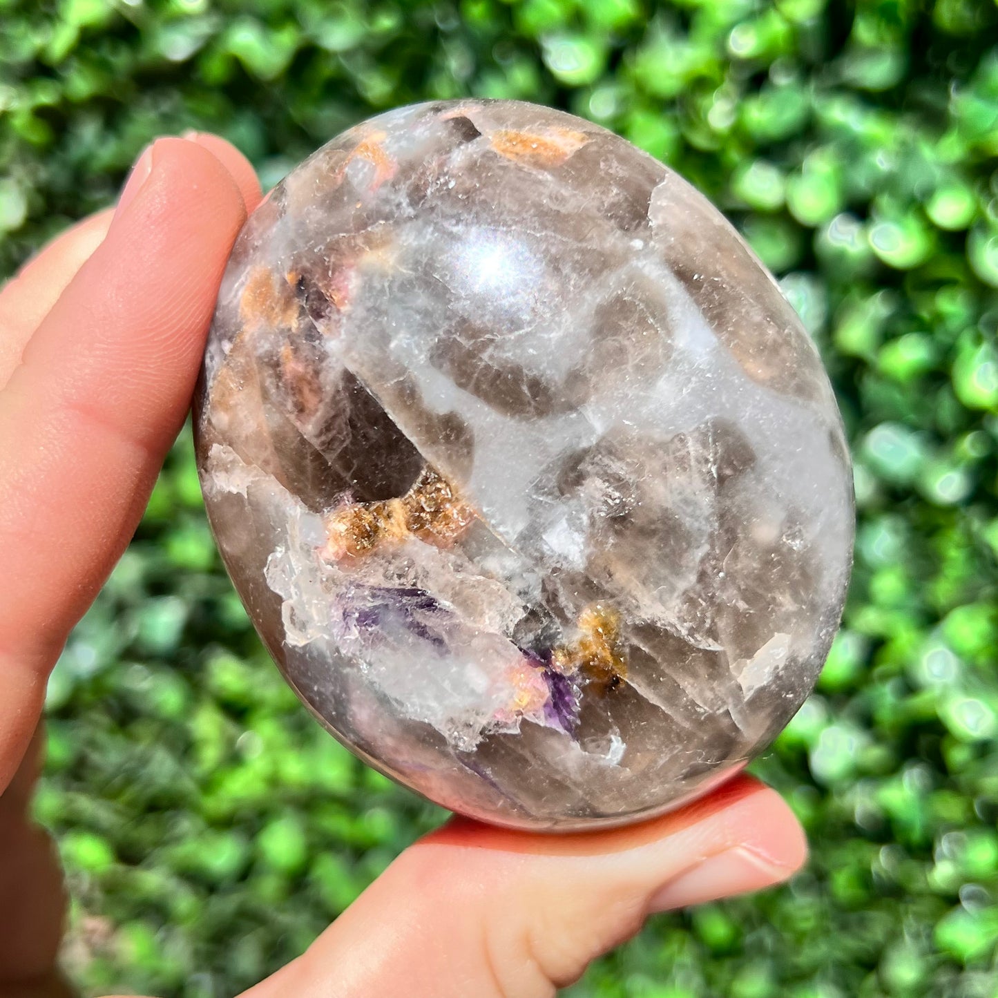 Pink Tourmaline Mix Palm Stone