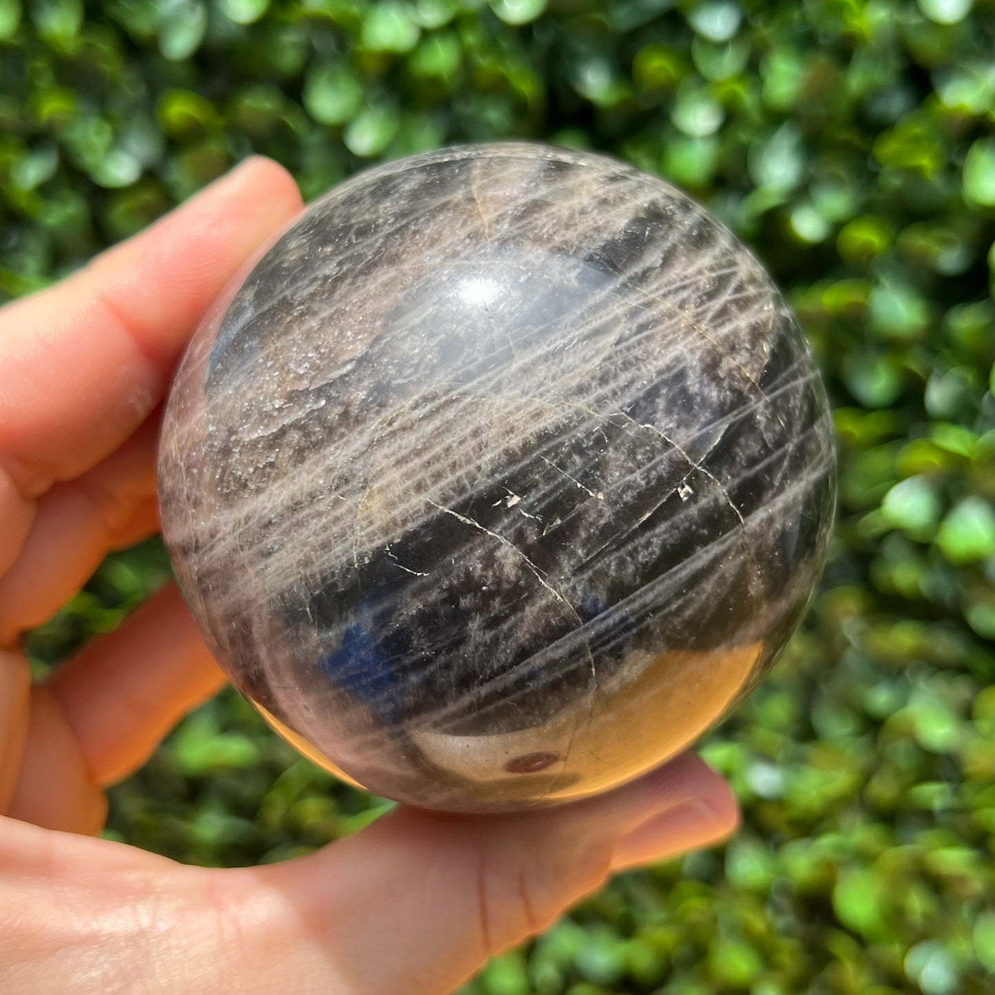 Black Moonstone Sphere