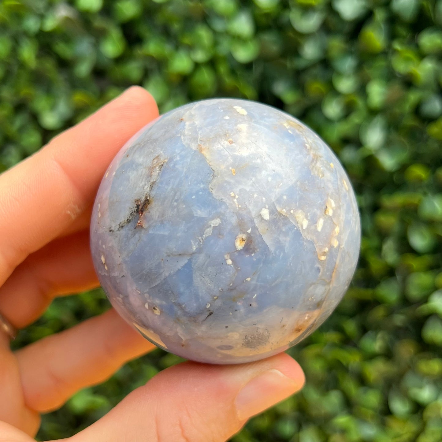 Blue Quartz Sphere