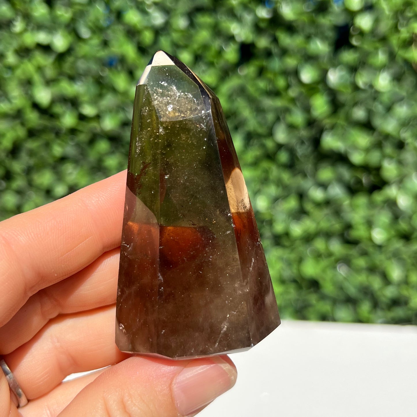100% Natural Smokey Citrine Tower