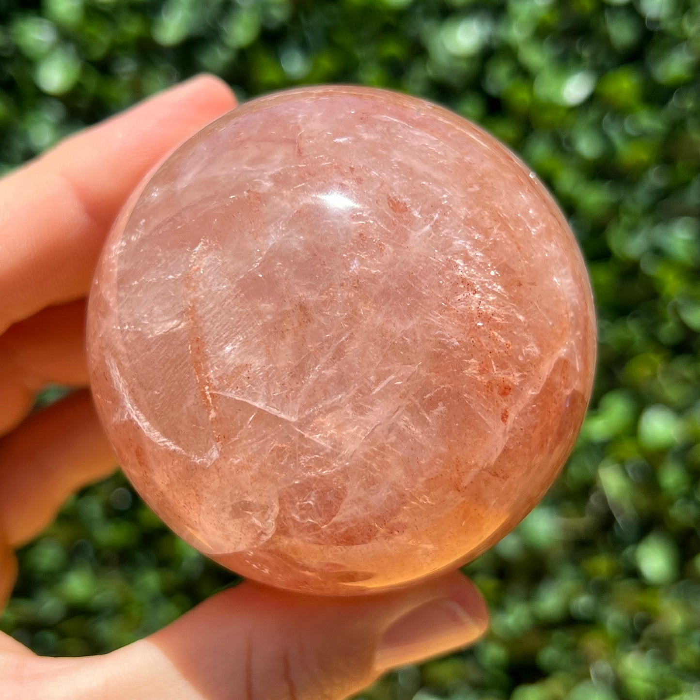 Fire Quartz Sphere