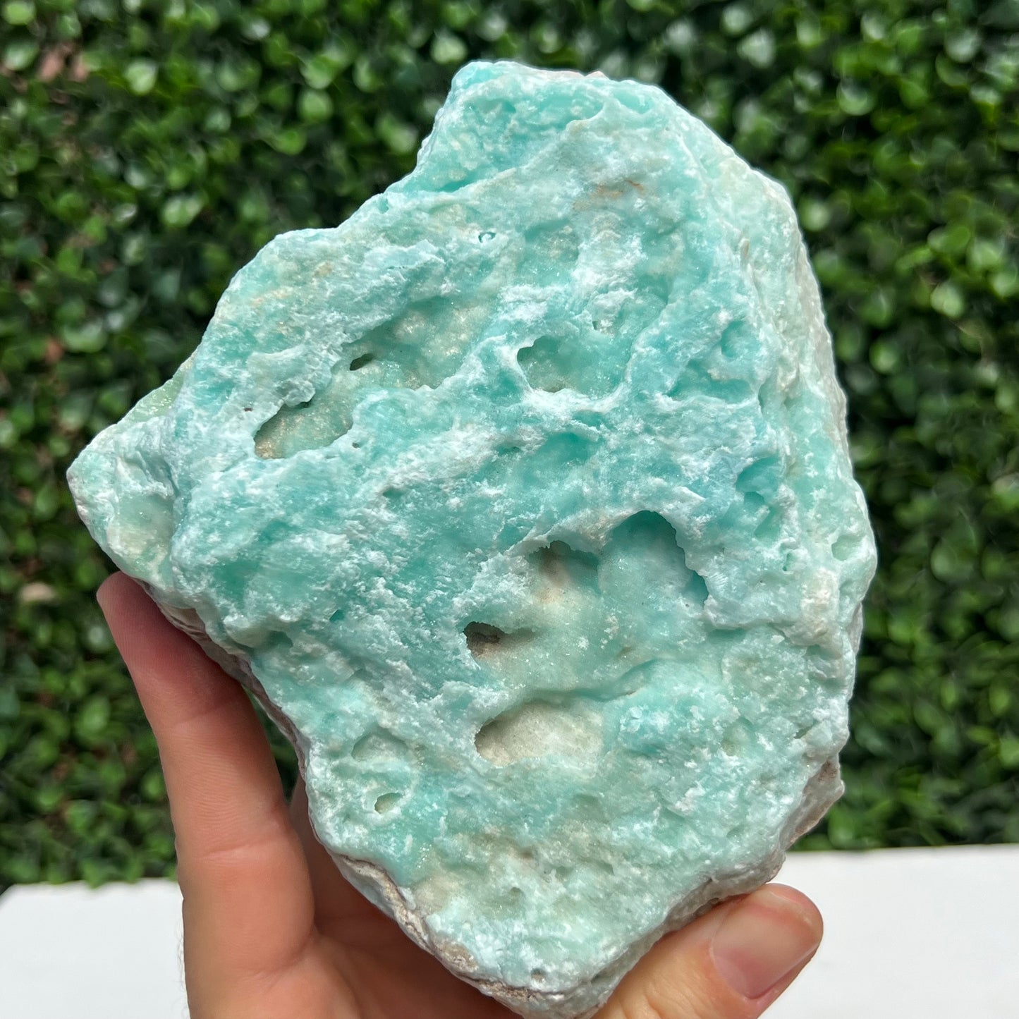 Blue Aragonite Raw Free Form