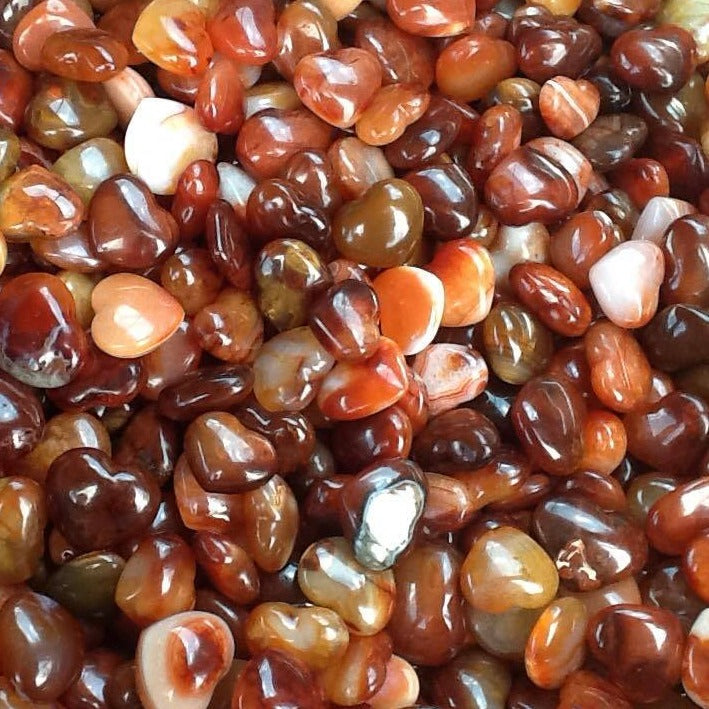 Carnelian Heart’s (Small)