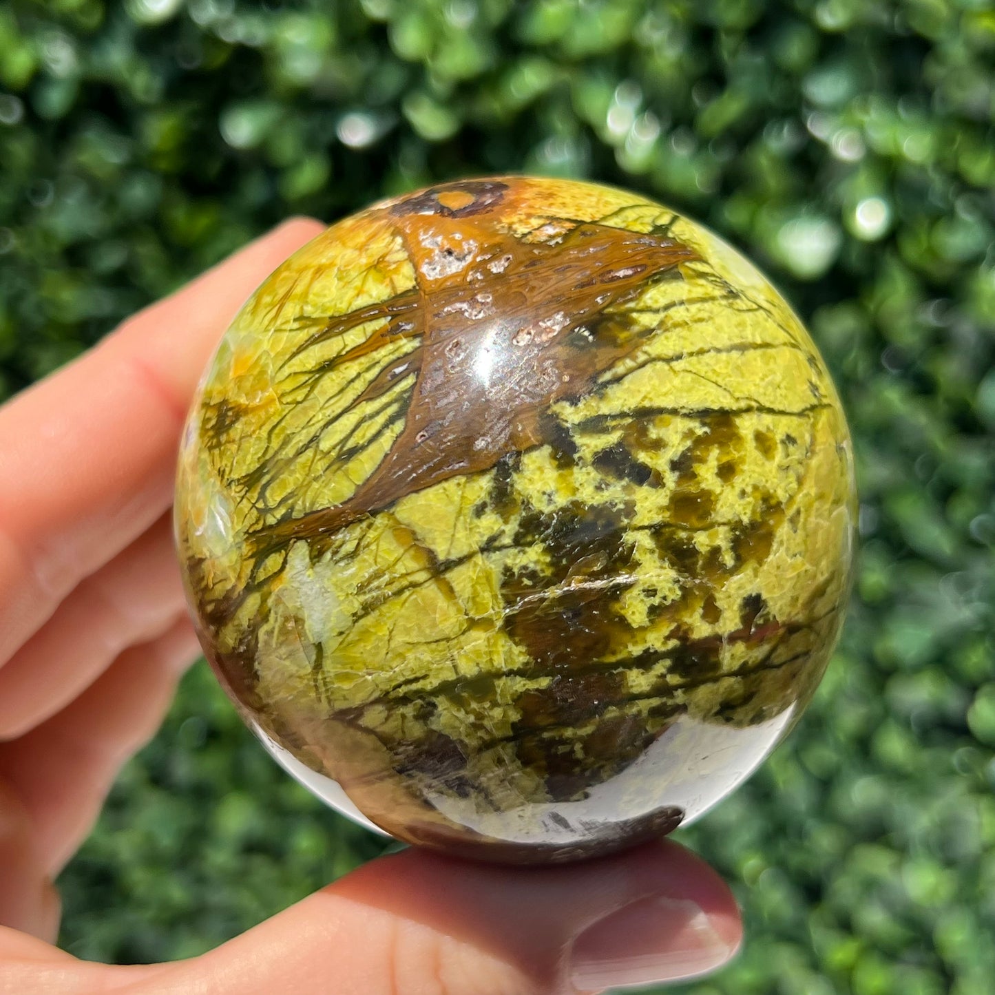 Kiwi Opal Sphere